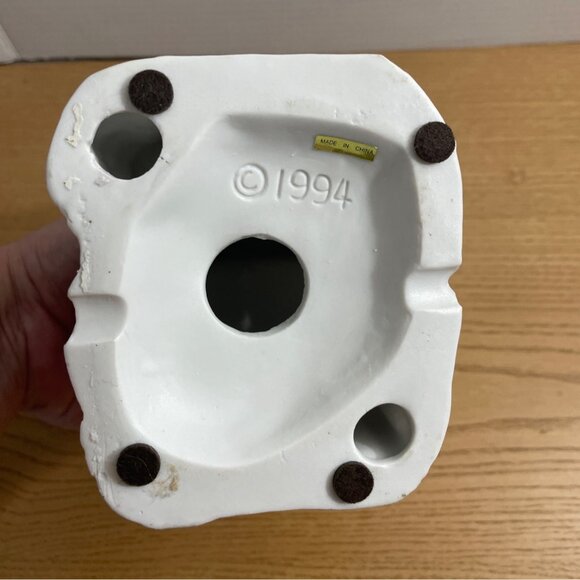 Vtg Grandeur Noel Snowflake Village Fire Station Lighted Christmas House 1994 - Picture 6 of 8